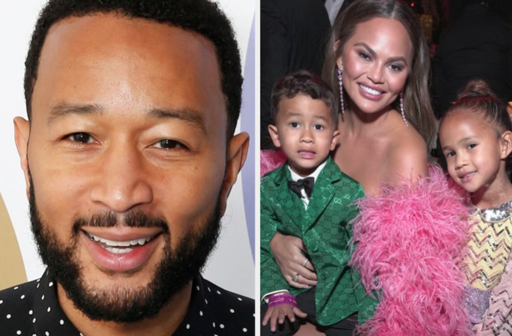 John Legend and all of his children