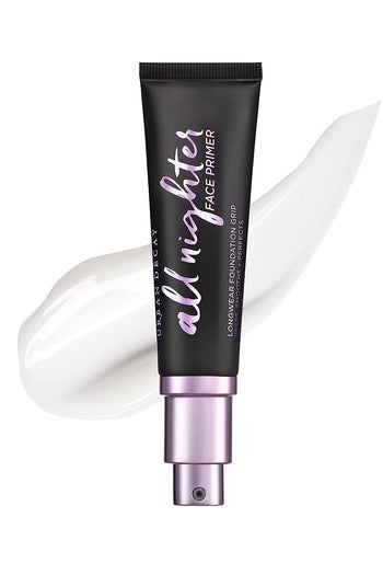 the bottle of face primer