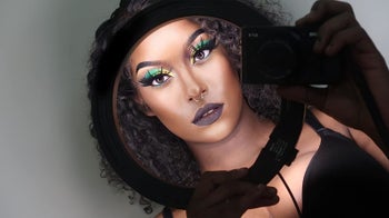 reviewer makeup with Milk primer underneath