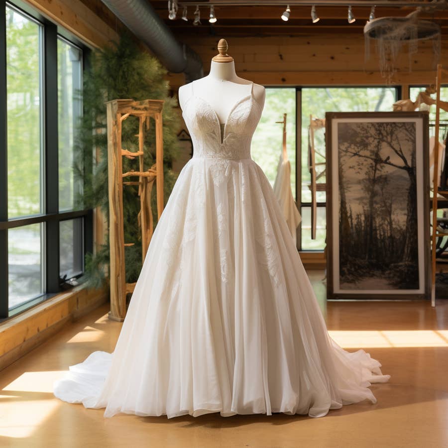 A-line Wedding Dress 625, Sleeveless Wedding Dress, Bridal Gown, V-neck Wedding  Dress, Lace Wedding Dress -  Canada