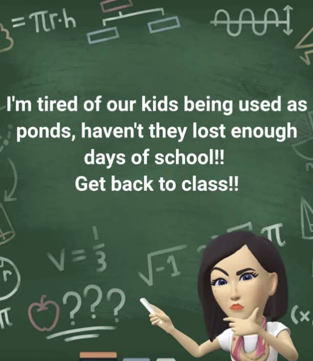 i&#x27;m tired of our kids being used as ponds
