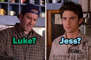 Luke from "Gilmore Girls" and Jess from "Gilmore Girls"