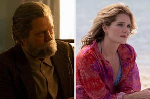 Nick Offerman from The Last of Us and Meghann Fahy from The White Lotus