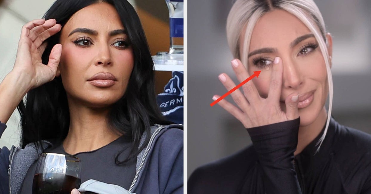 Kim Kardashian Denies Editing “CGI Tear” On Her Face