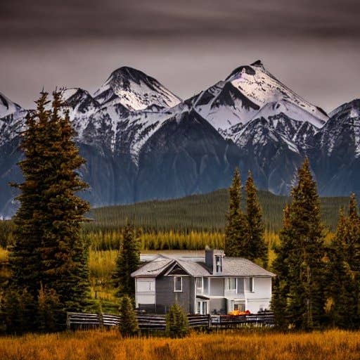 Average home in Alaska as determined by AI