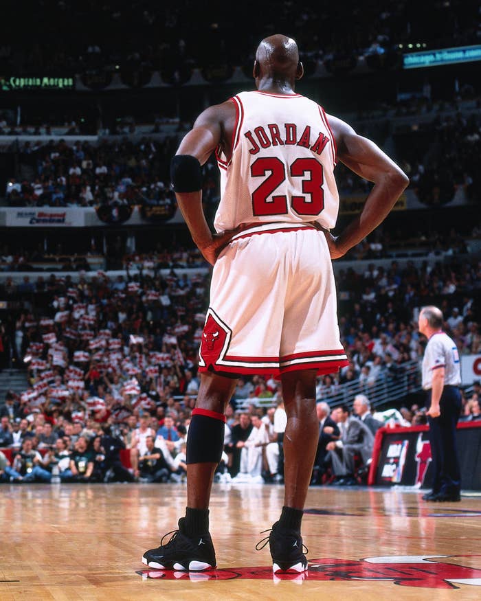 Michael Jordan game worn 'Dunk Sole' Air Jordan 1 sneakers are on News  Photo - Getty Images