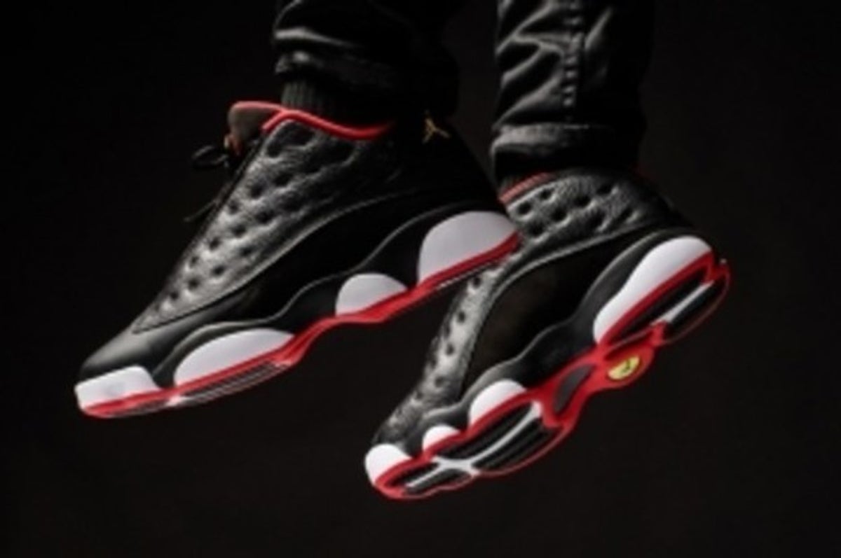 Air Jordan 13 Black Red XIII Review  Nike red sneakers, Air jordans, Jordan  13 black