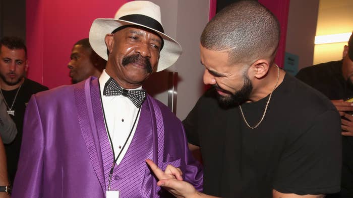 drake and his dad are pictured