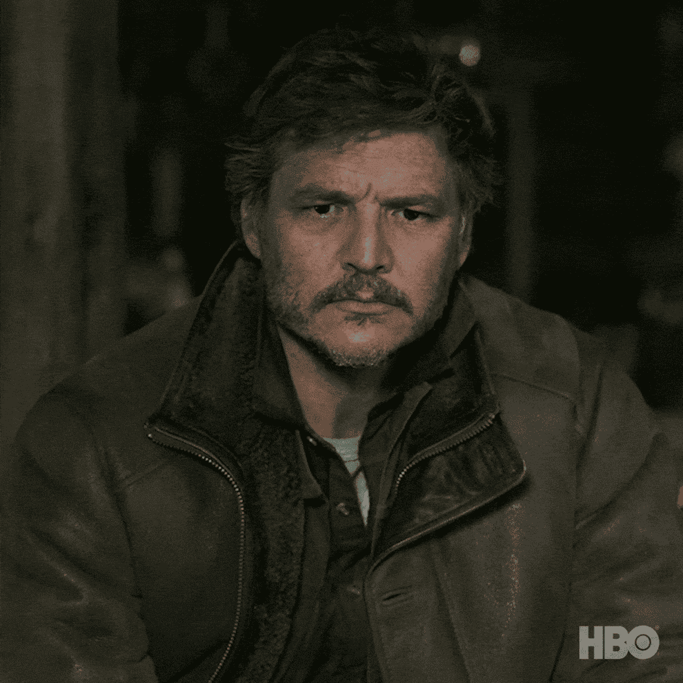 GIF of Pedro Pascal in &quot;The Last of Us&quot;