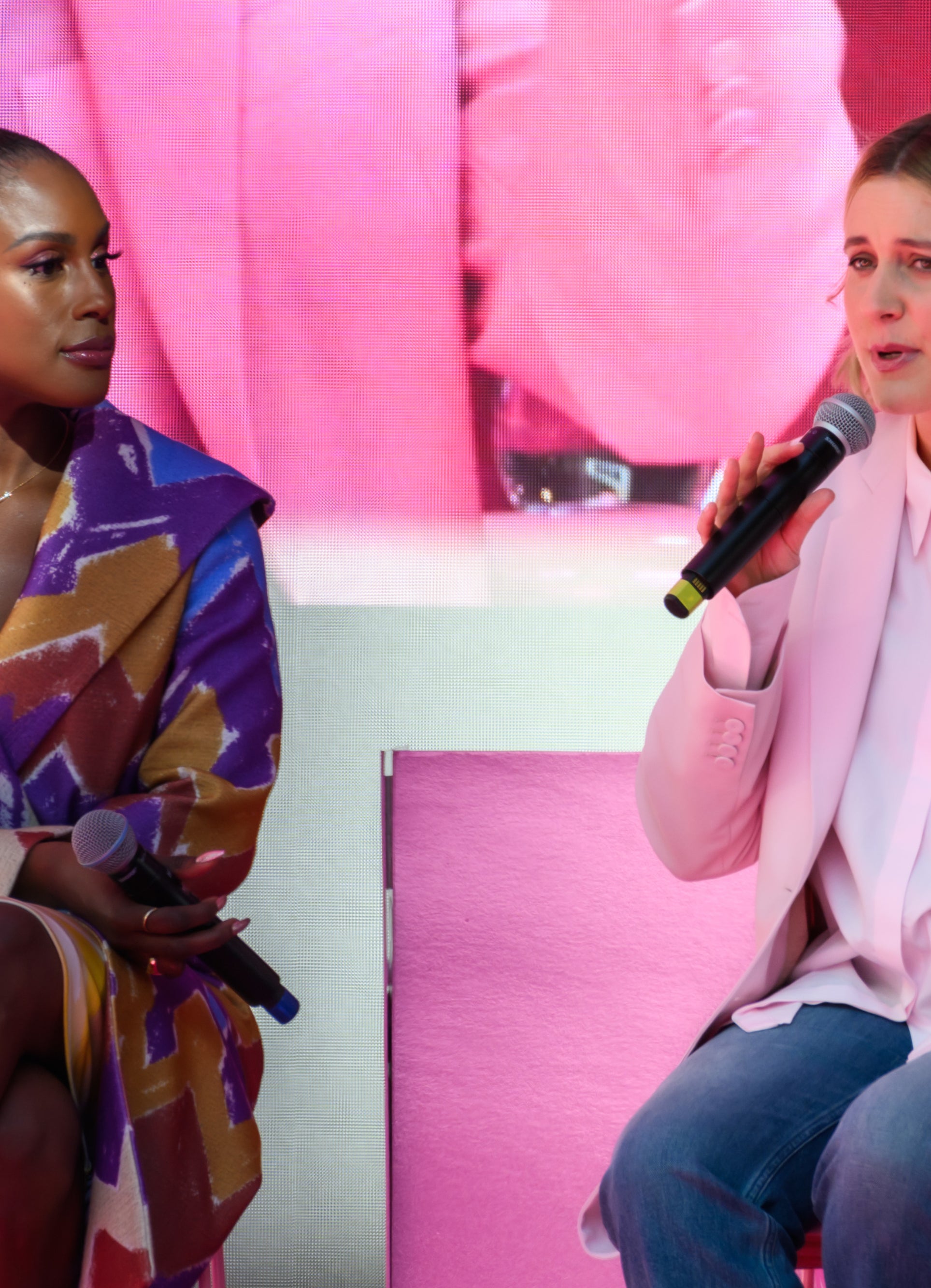 Issa Rae Channels '60s in Minidress at 'Barbie' Photo Call in London