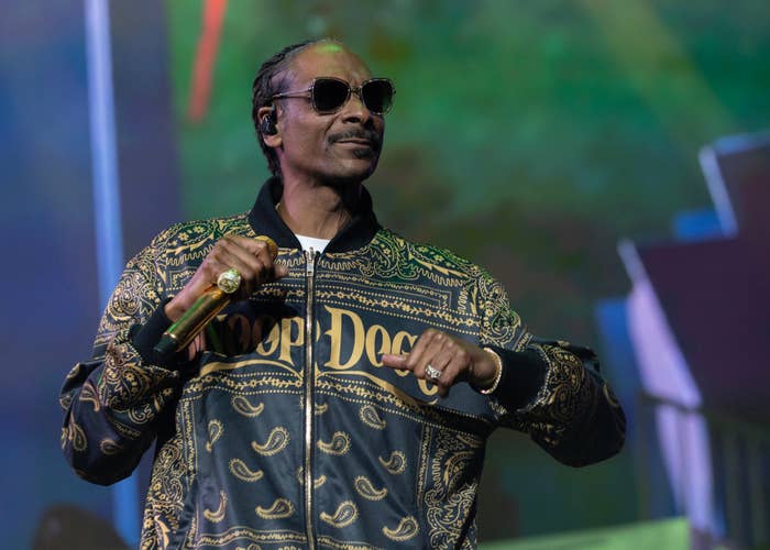 Closeup of Snoop Dogg