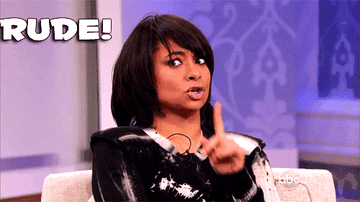 Raven--Symoné  identifies something as &quot;rude&quot; during an interview
