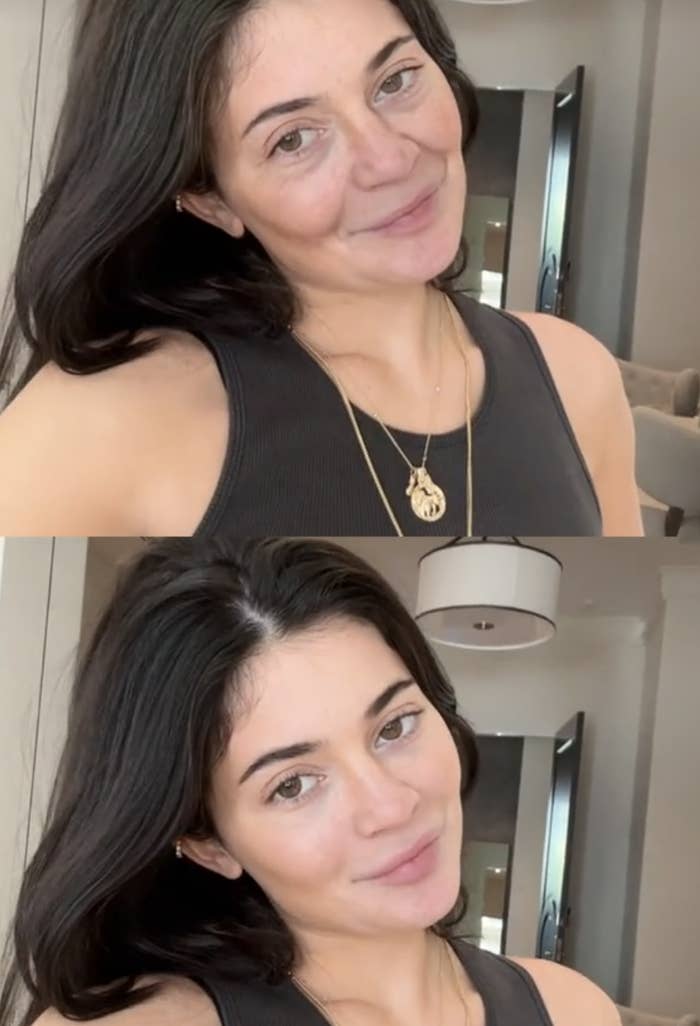 Closeup of Kylie&#x27;s TikTok