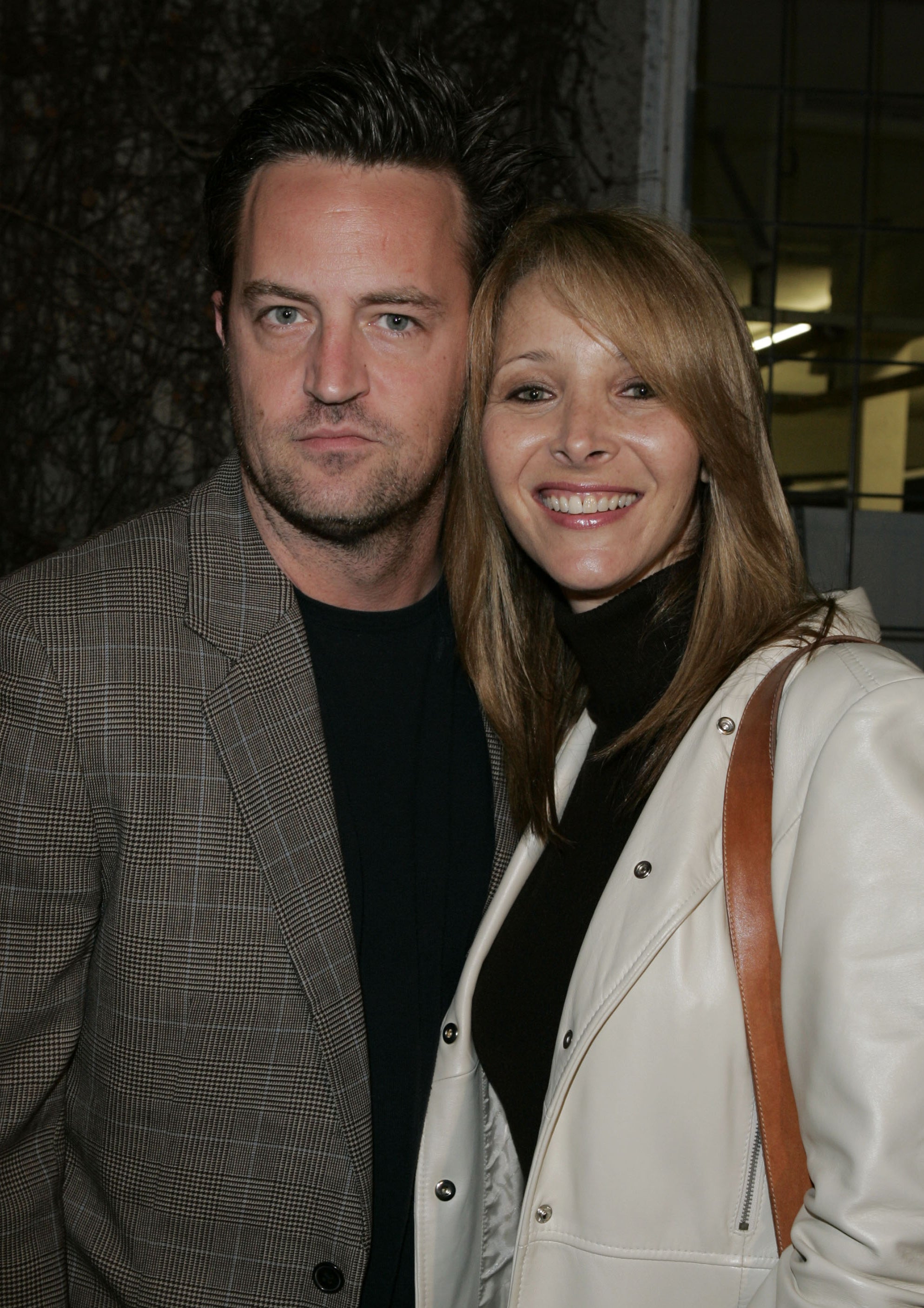 Closeup of Matthew Perry and Lisa Kudrow