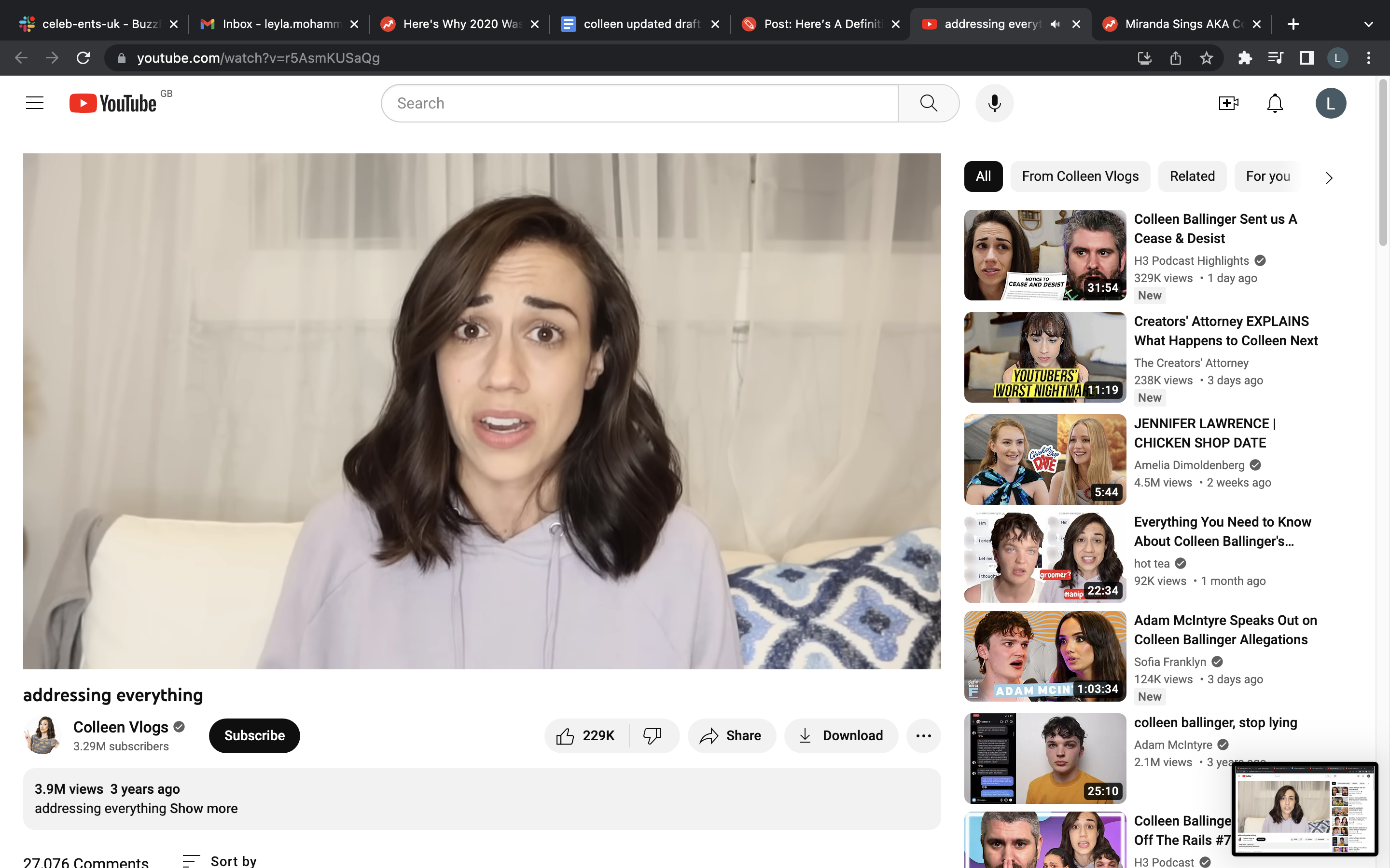 Colleen Ballinger AKA Miranda Sings Controversy Explained