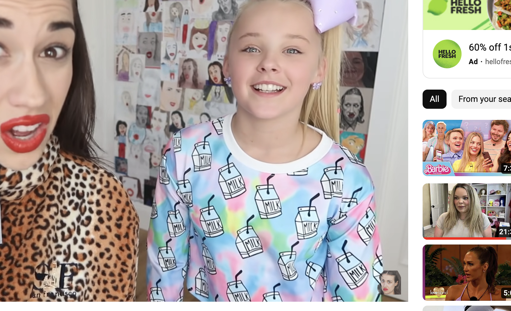 Miranda Sings and JoJo Siwa