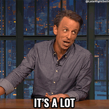 Seth Meyers chats during a &quot;Late Night&quot; segment