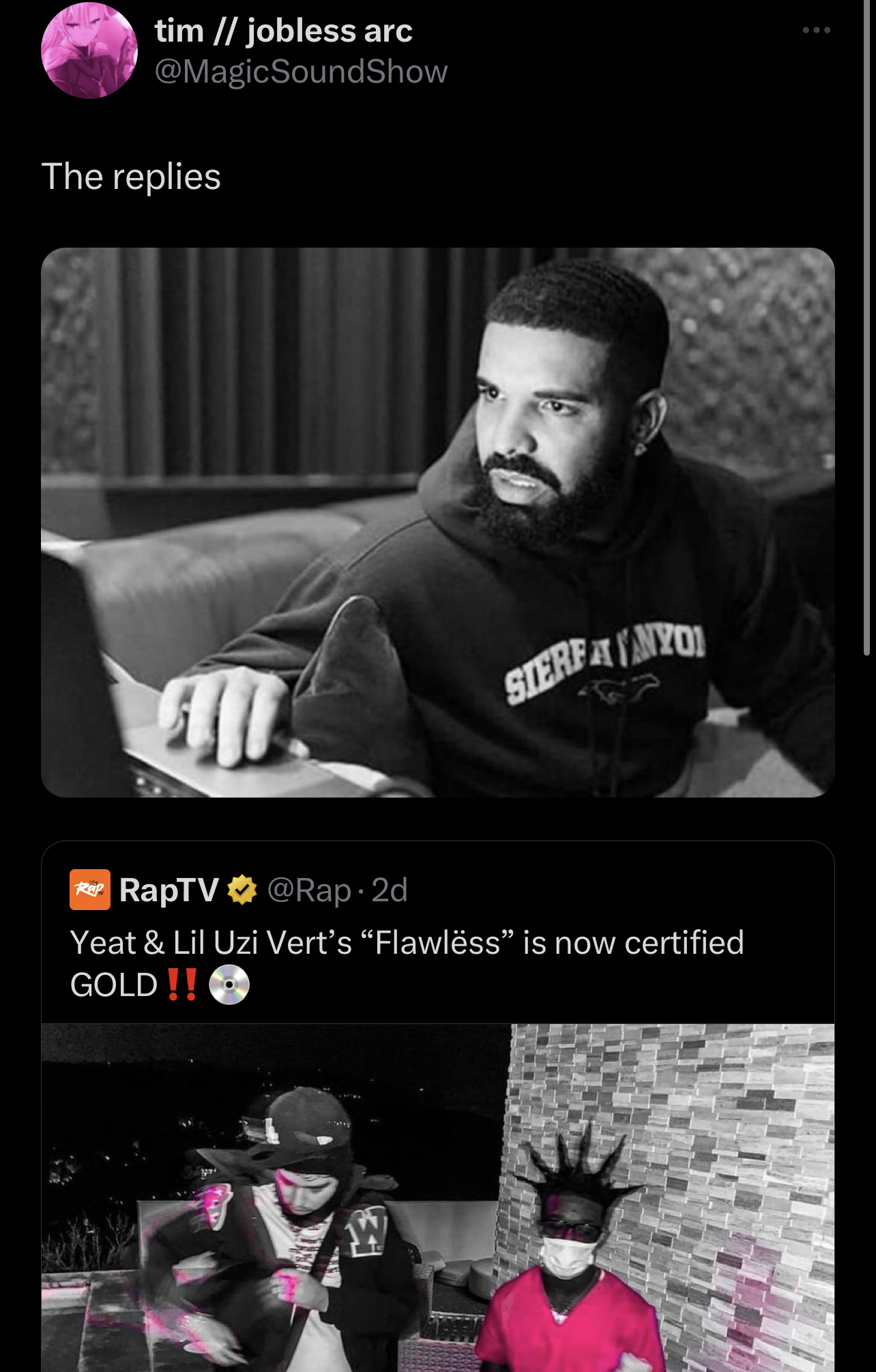 Drake's old tweet turned into a meme