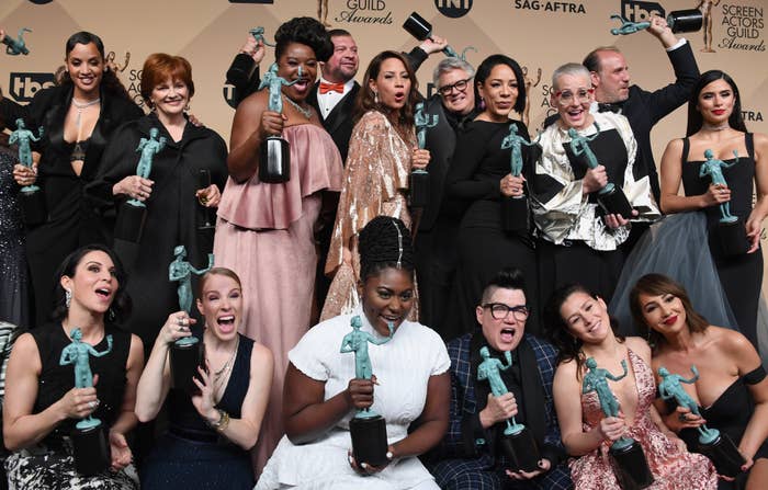 The cast of &quot;Orange Is the New Black&quot; with awards