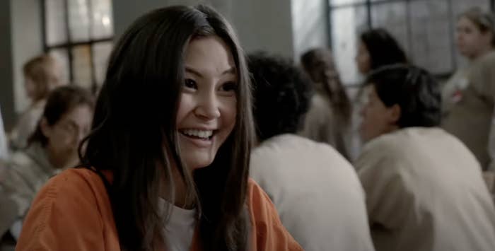 Close-up of Kimiko Glenn as Brook Soso in &quot;Orange Is the New Black&quot;