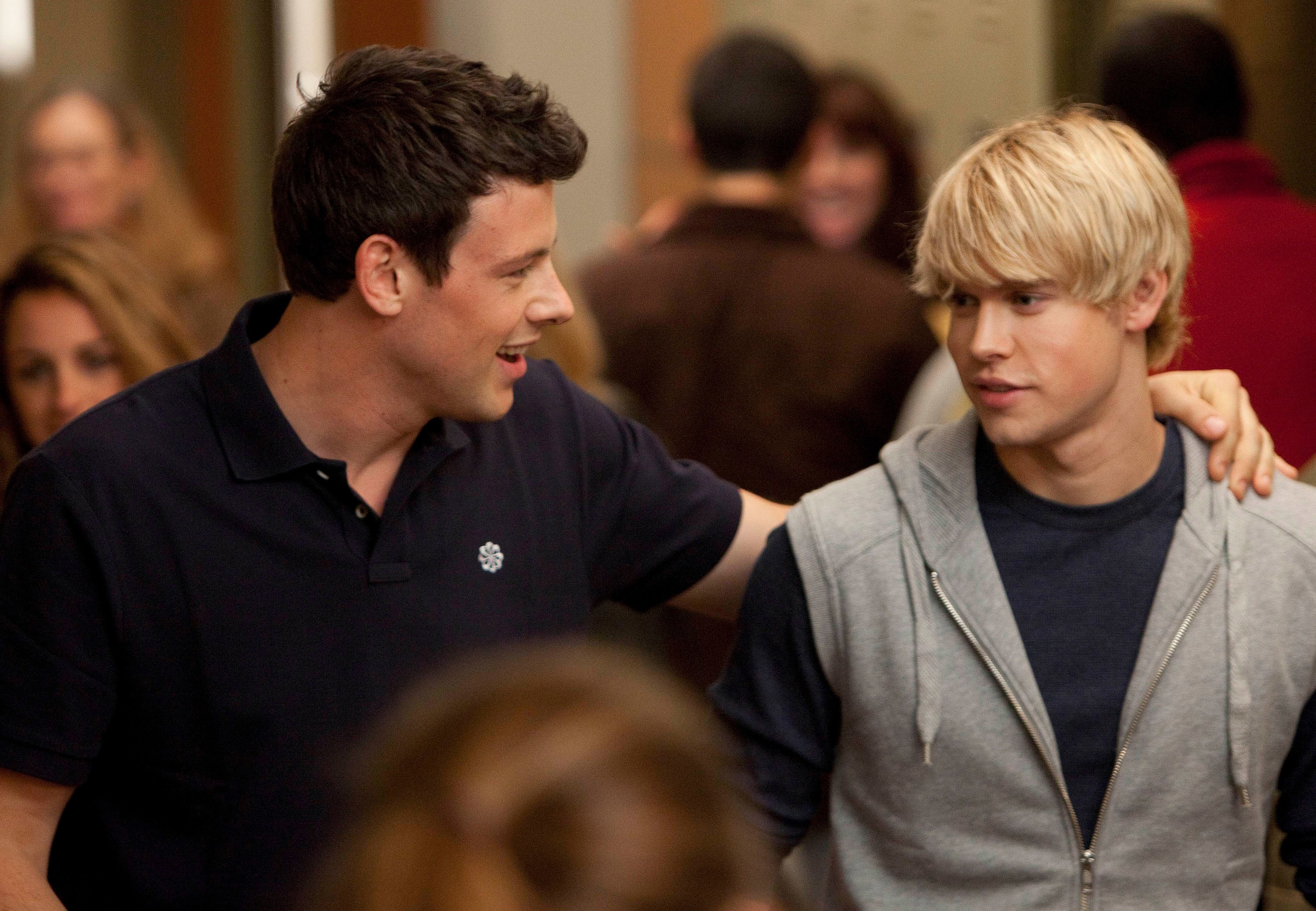 A closeup of Cory and Chord