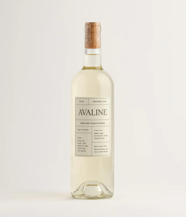 the bottle of sauvignon blanc