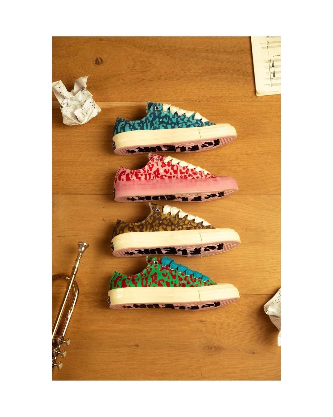 Tyler The Creator Converse Chuck 70 GOLF le FLEUR Digital Leopard