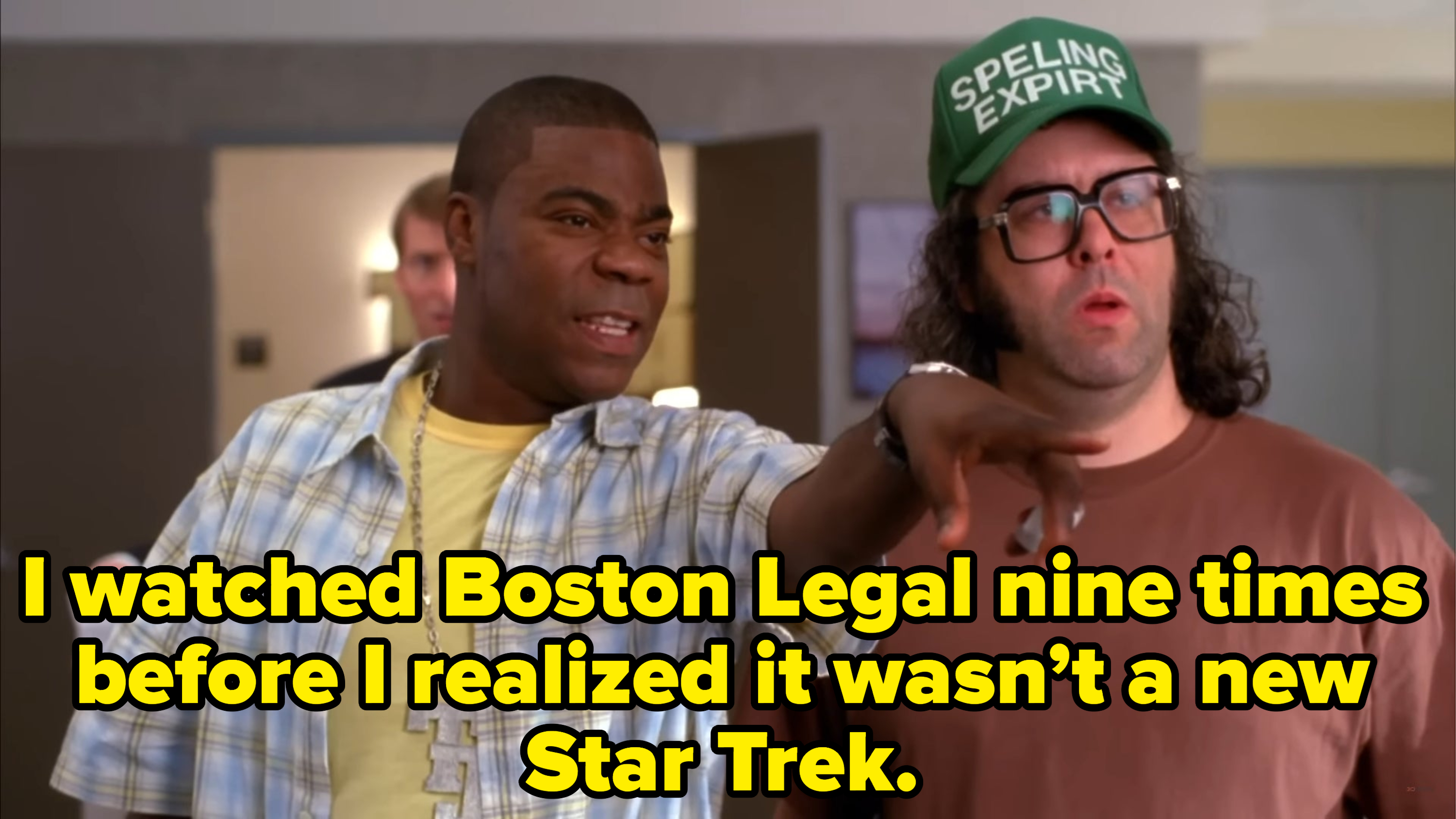 Tracy Morgan talks to Judah Friedlander