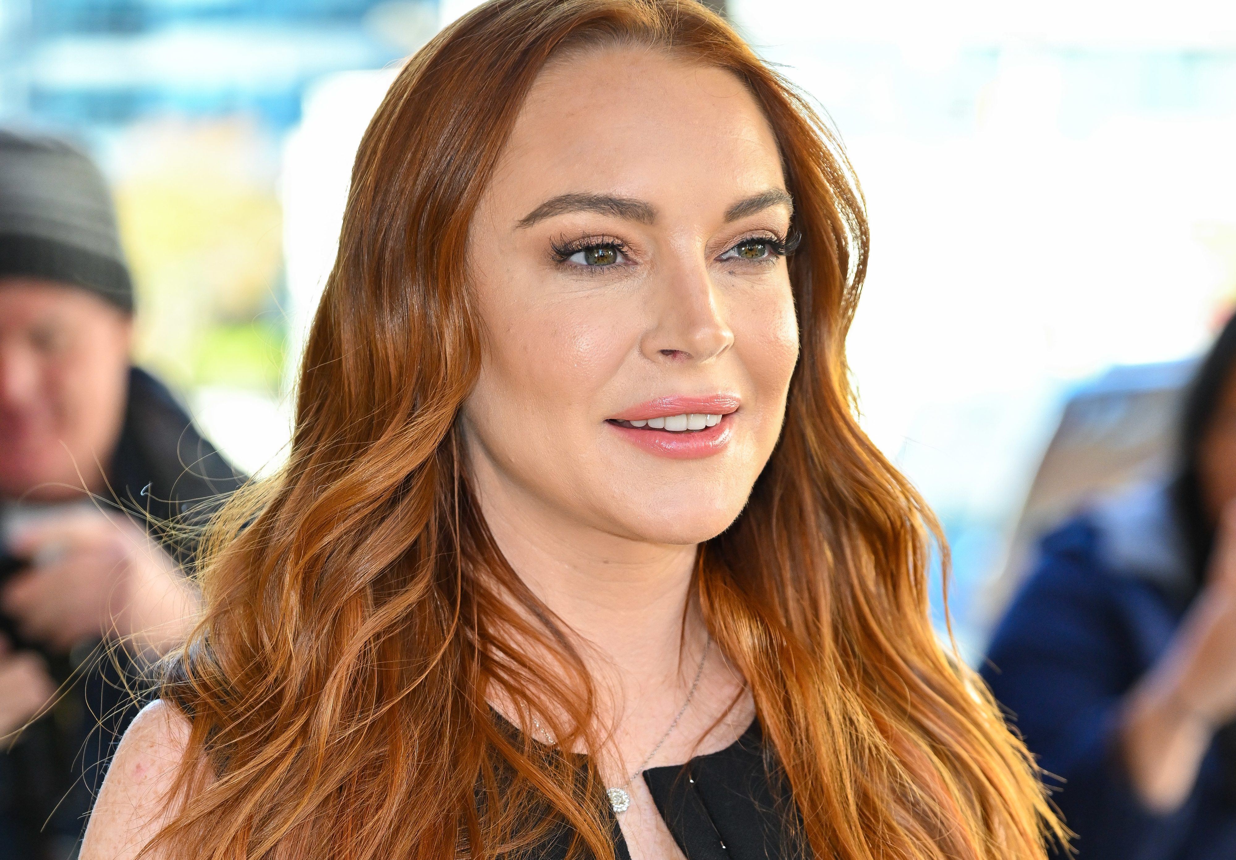 Closeup of Lindsay Lohan