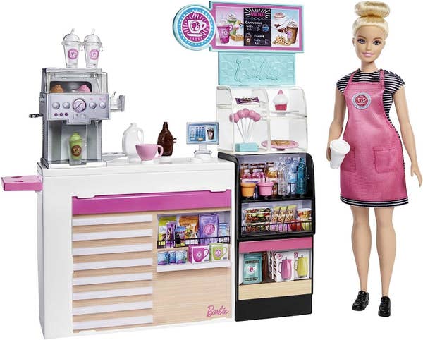 Coffee Shop Worker Barbie (2020)