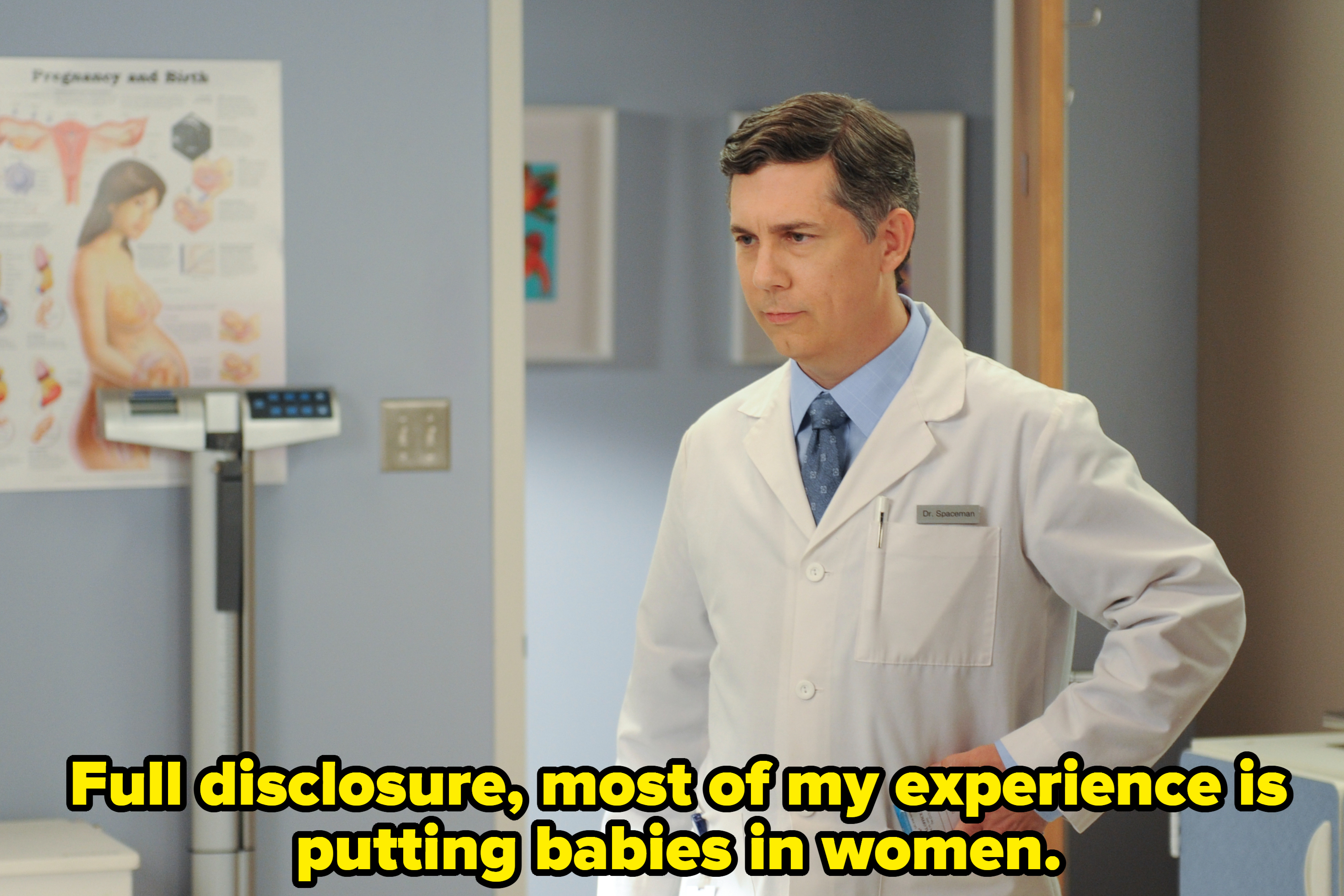 Chris Parnell as a doctor