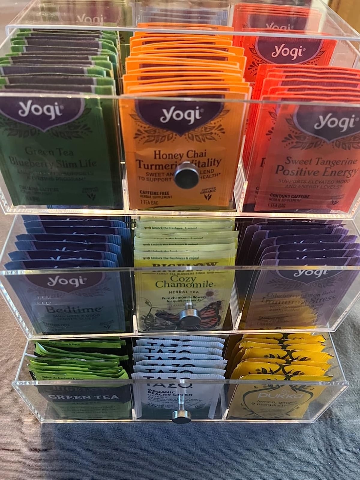 Reviewer image of teabags in the organizer