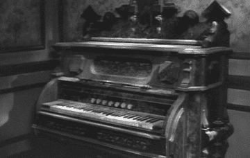 An old piano playing by itself