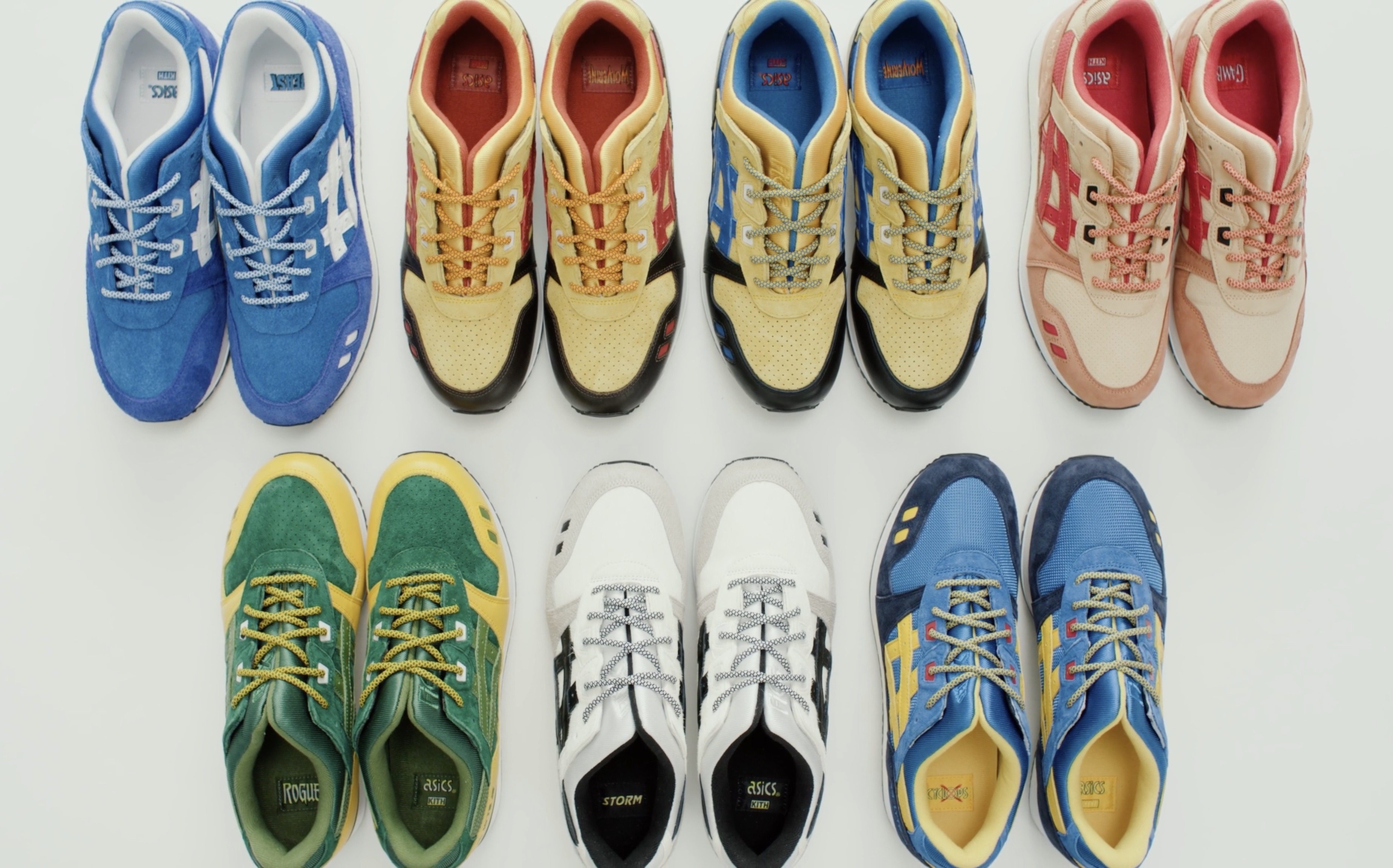 Marvel x Kith x Asics Gel-Lyte 3 'X-Men' Collection Release Date