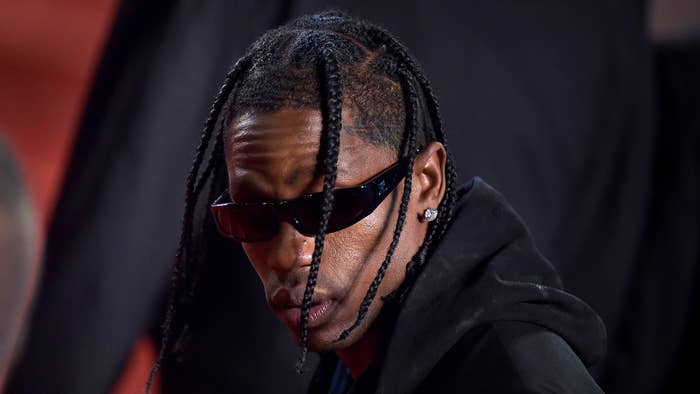 travis scott at event for the idol