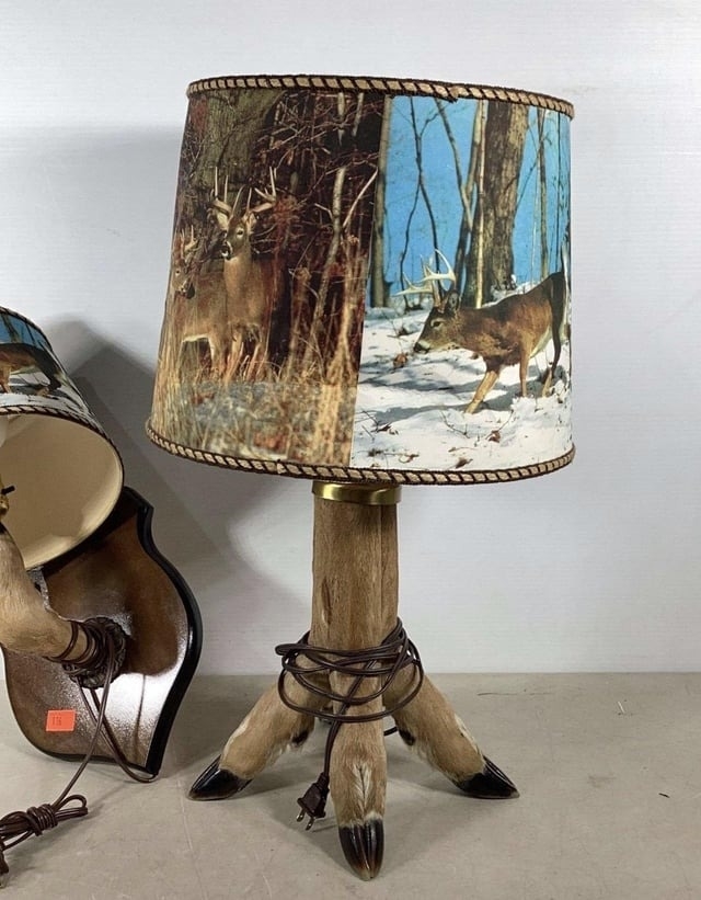 A deer lamp
