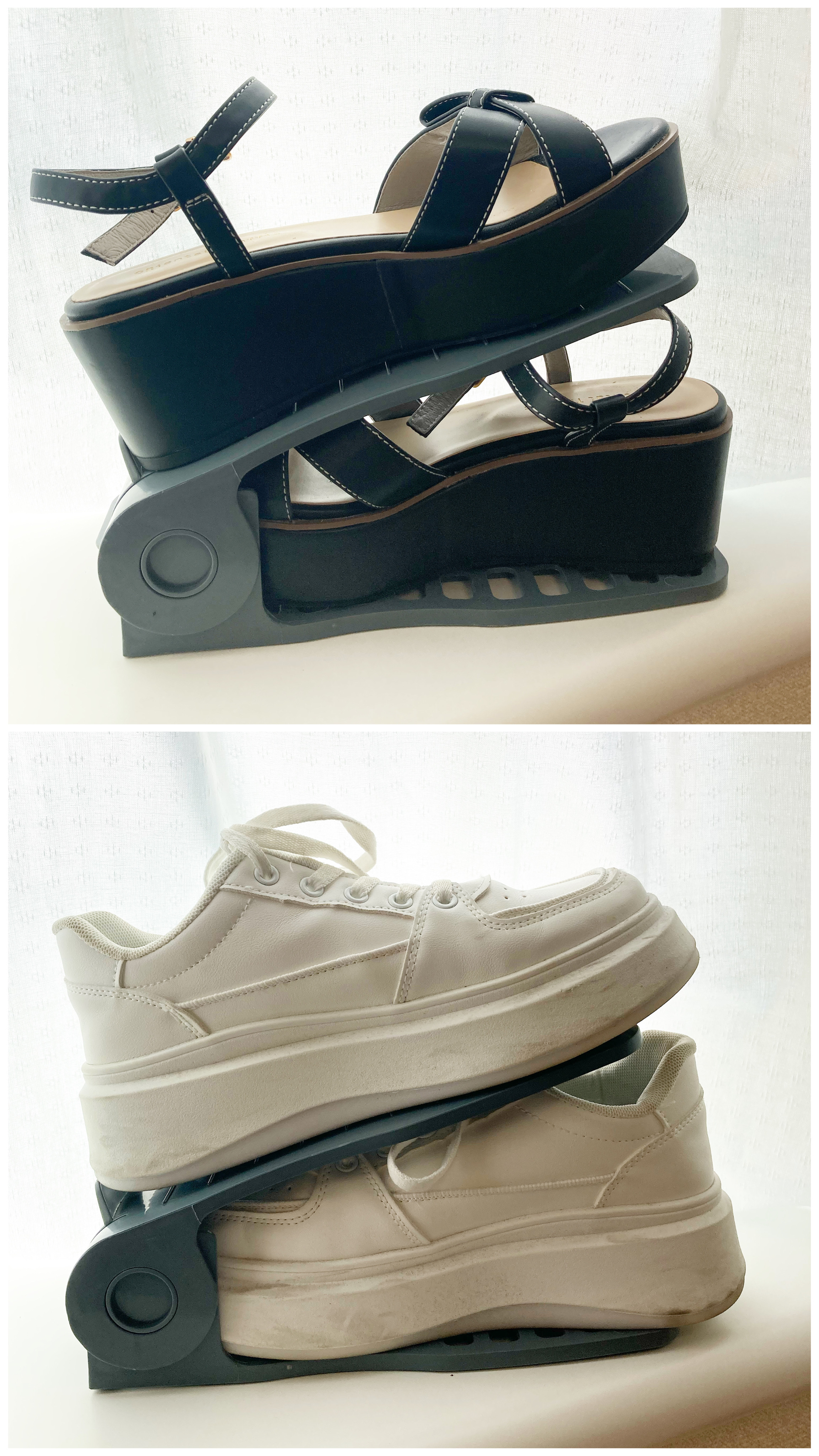 DAISO(ダイソー)の収納グッズ「角度が調整できるシューズラック」