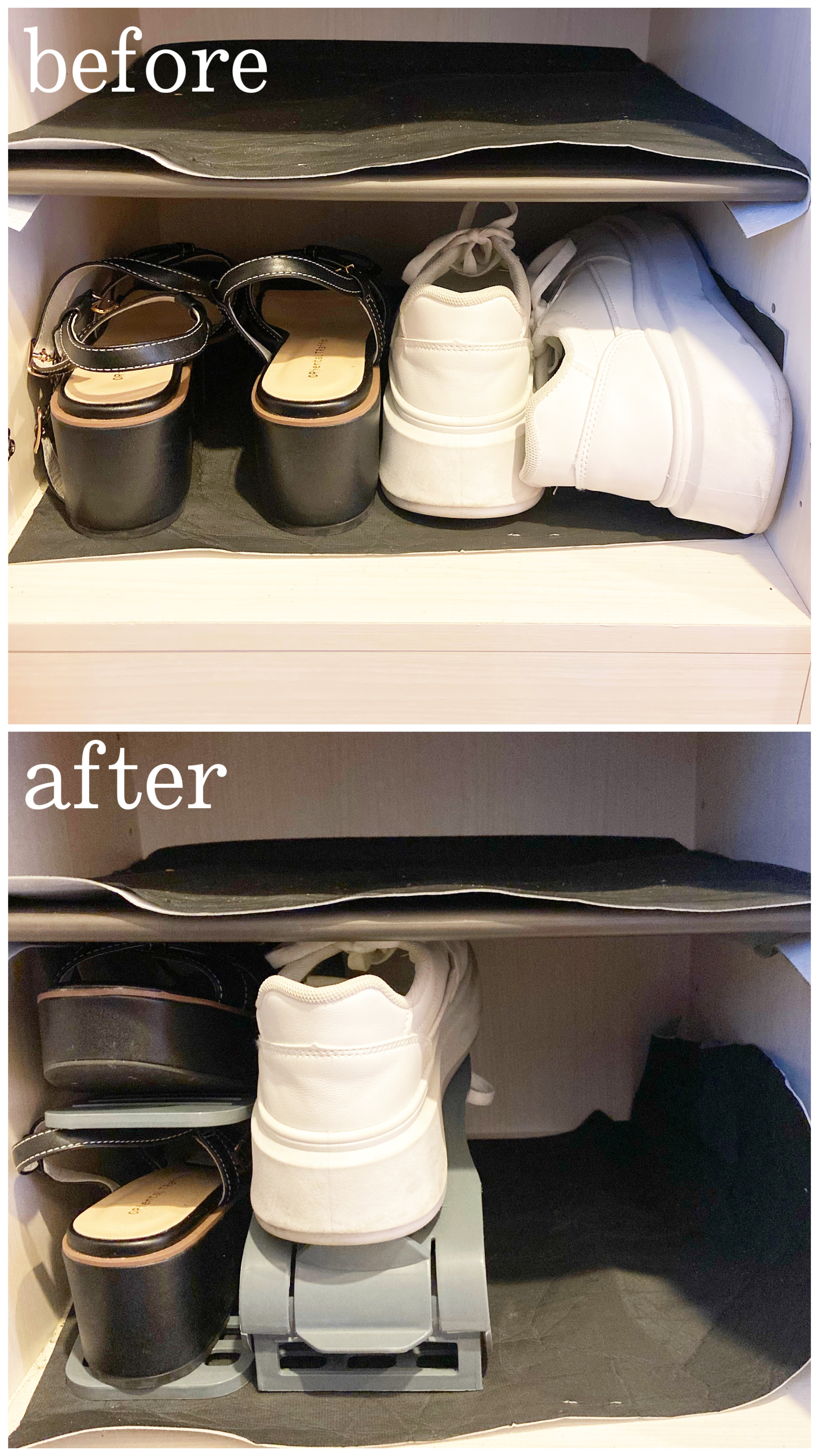 DAISO(ダイソー)の収納グッズ「角度が調整できるシューズラック」