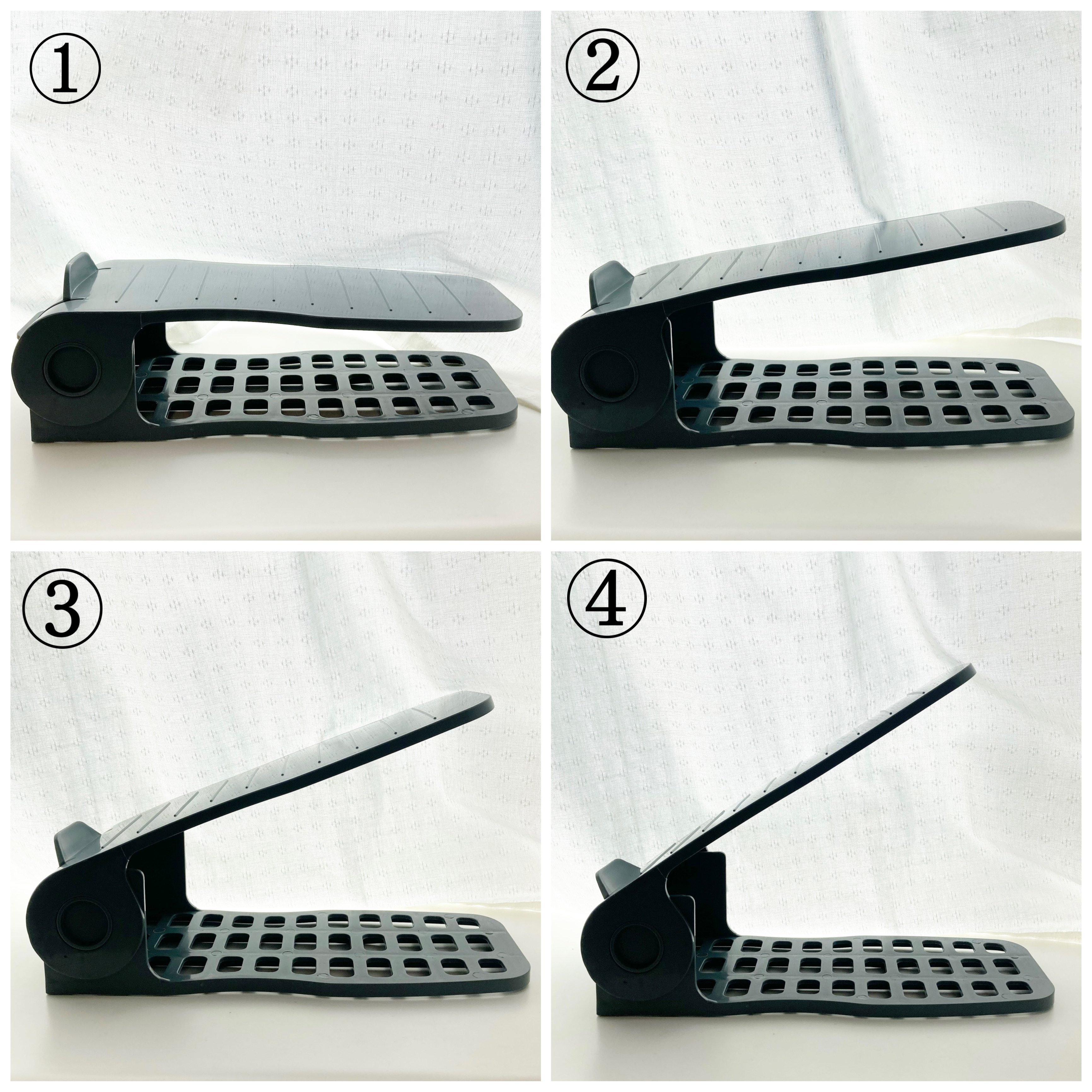 DAISO(ダイソー)の収納グッズ「角度が調整できるシューズラック」