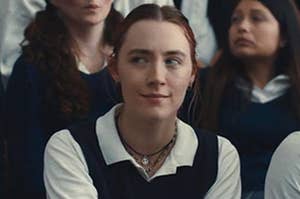 Saoirse Ronan scoffs as Lady Bird