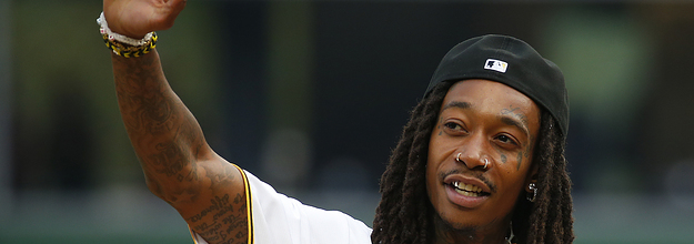 Wiz Khalifa Throws Out First Pitch at Pirates Game While on Shrooms