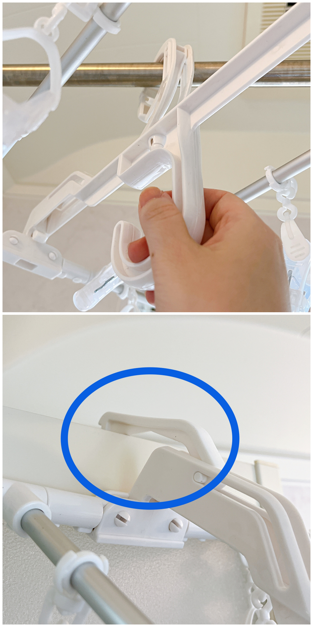 NITORI（ニトリ）おすすめの洗濯便利アイテム「洗濯らくらく 多機能 角ハンガー（ホワイト 40ピンチ）」