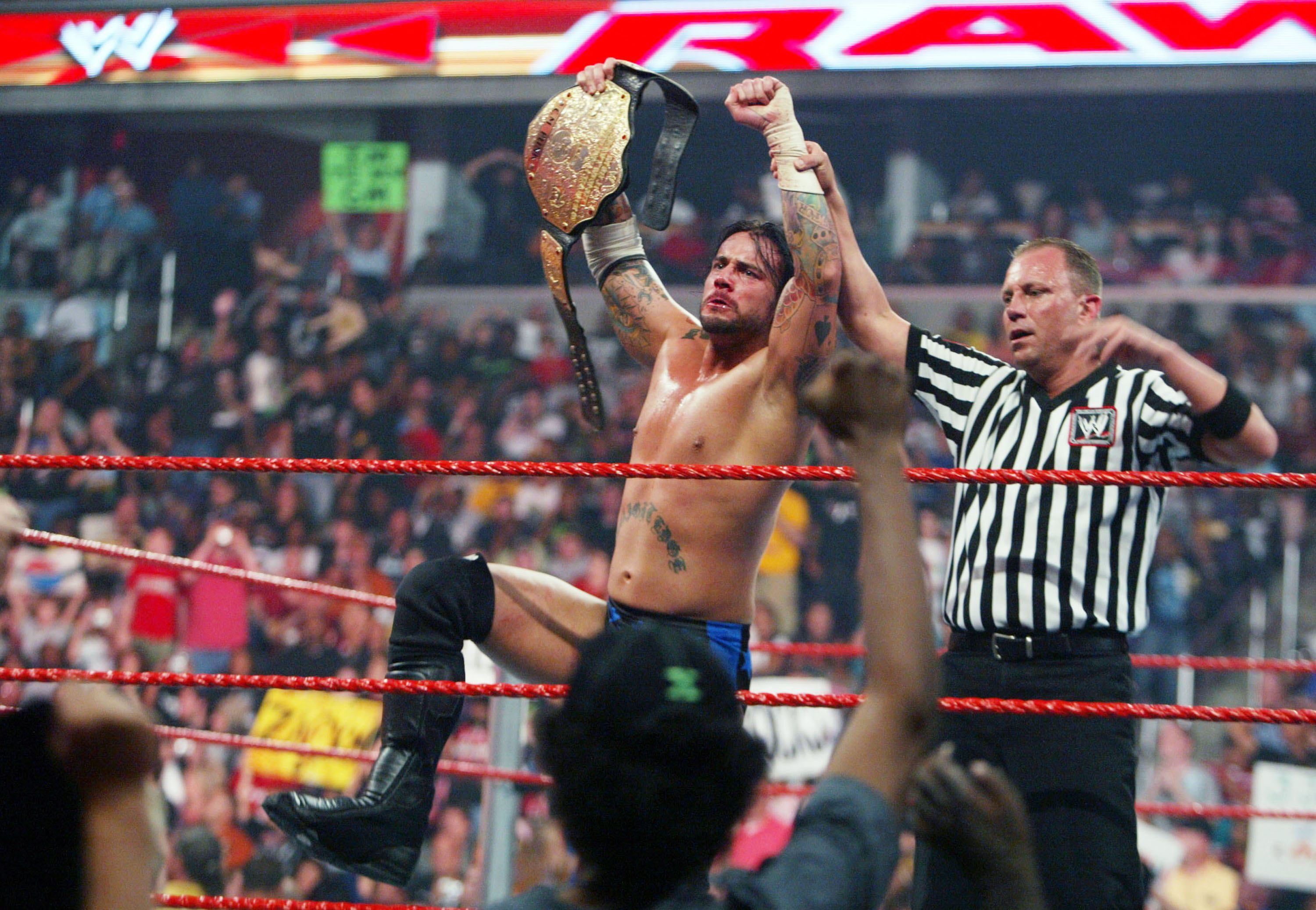 CM Punk at WWE RAW at the Verizon Centre in Washington D.C.