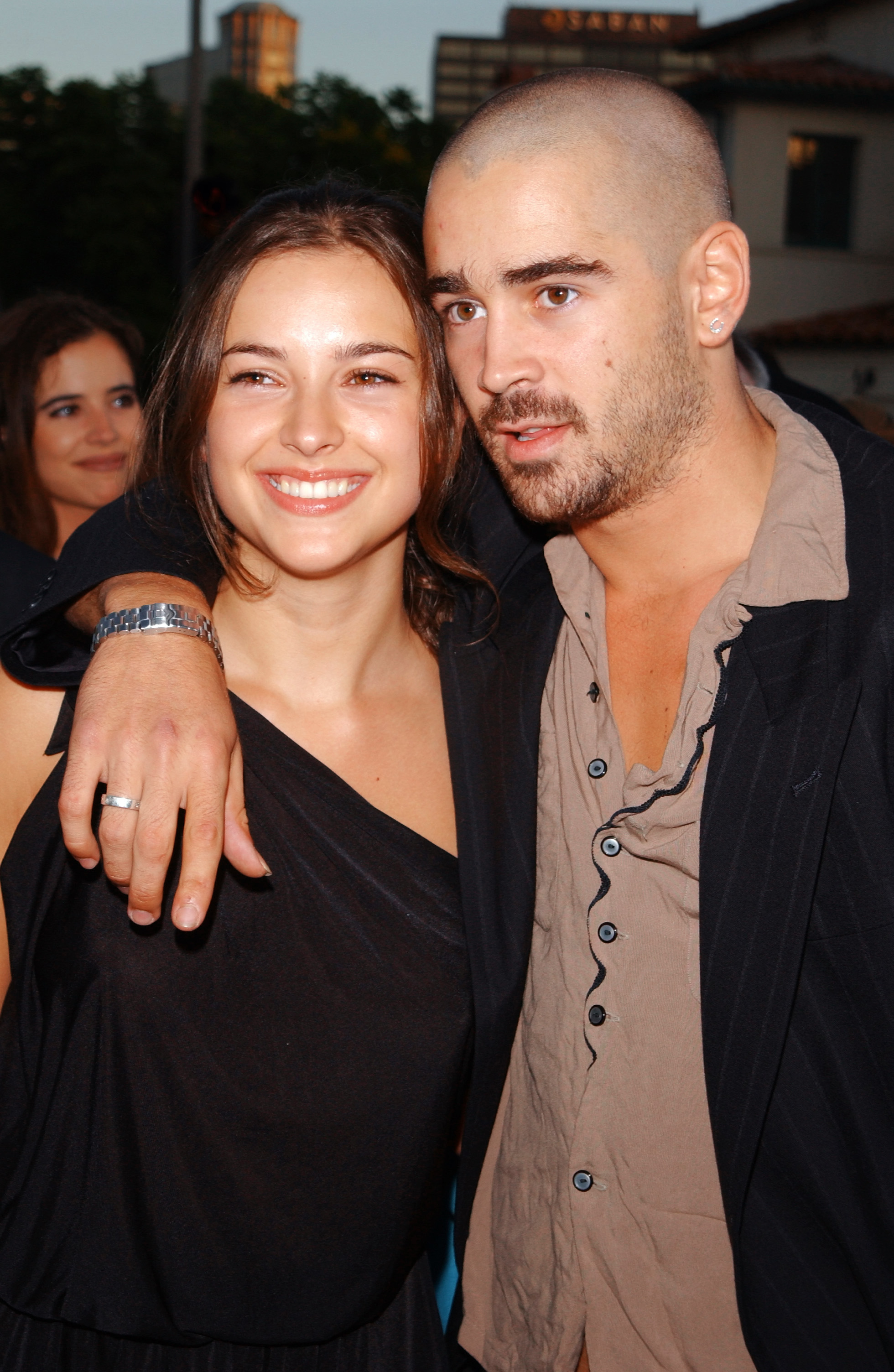 Colin Farrell and Amelia Warner on the red carpet