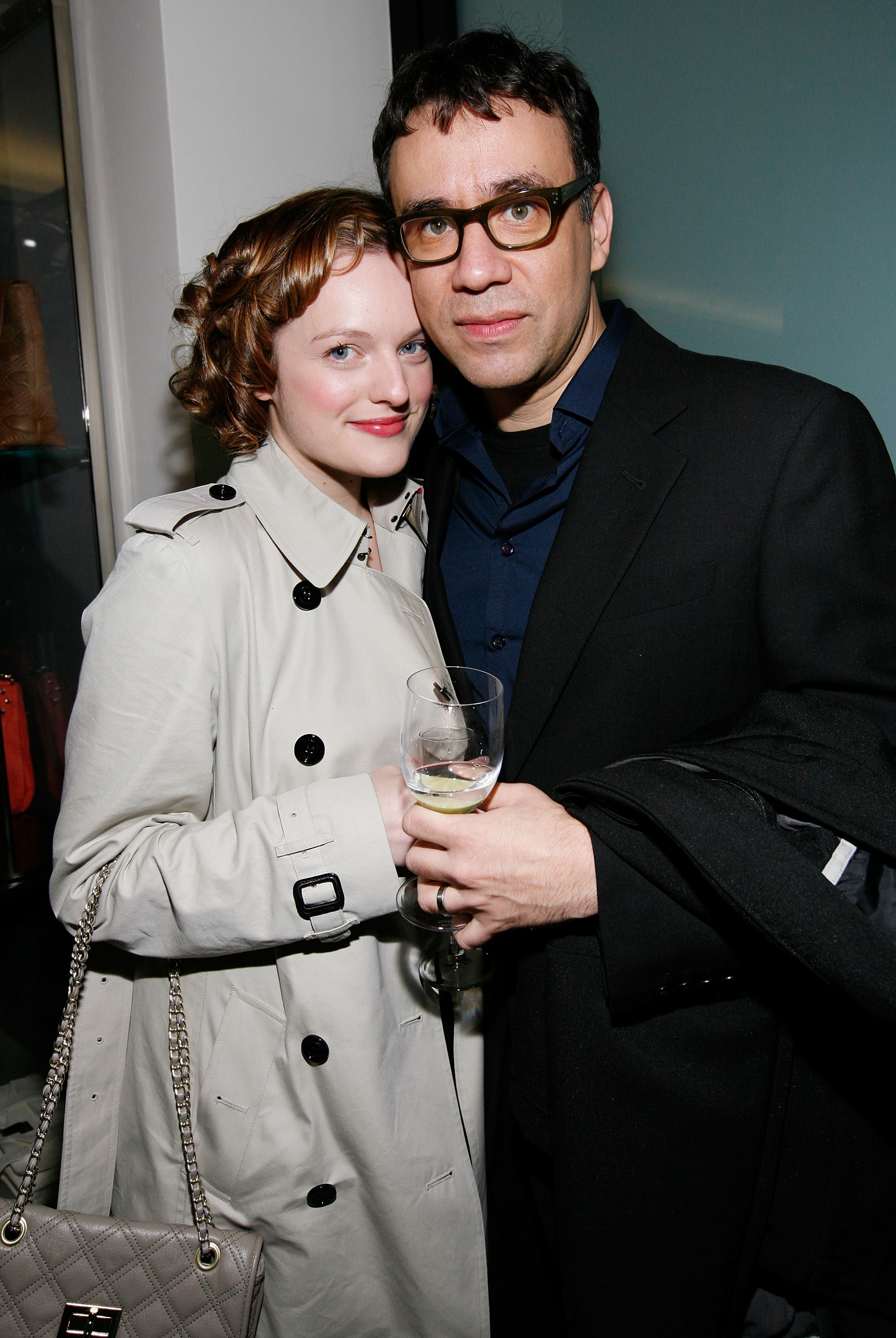 Elisabeth Moss and Fred Armisen on the red carpet