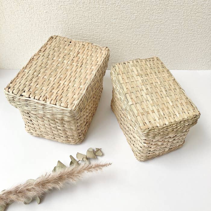 IKEA（イケア）のオススメの収納グッズ「LURPASSA ルールパッサ ふた付きボックス 2個セット」