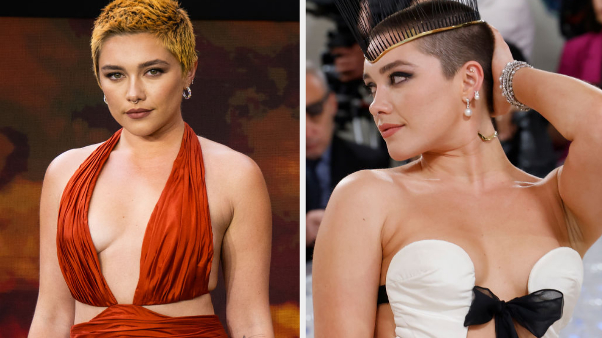 Florence Pugh just made side boob look chic and you won't believe it