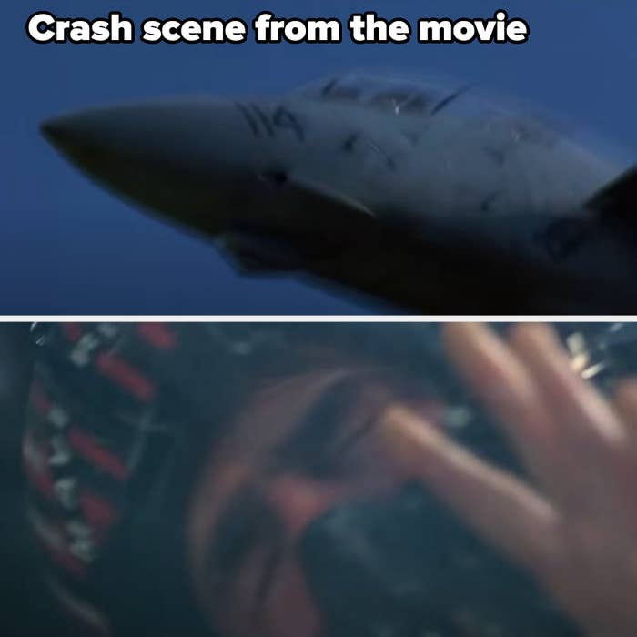 the crash scene from the movie