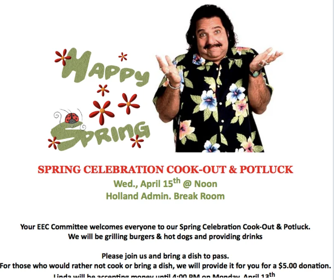 &quot;Spring Celebration Cook-Out and Potluck&quot;