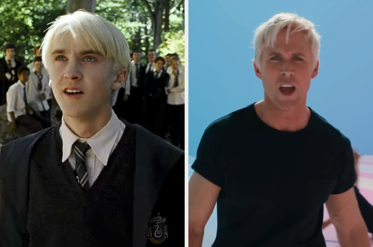 A side-by-side of Draco and Ken
